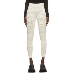Givenchy woven knit monogram leggings